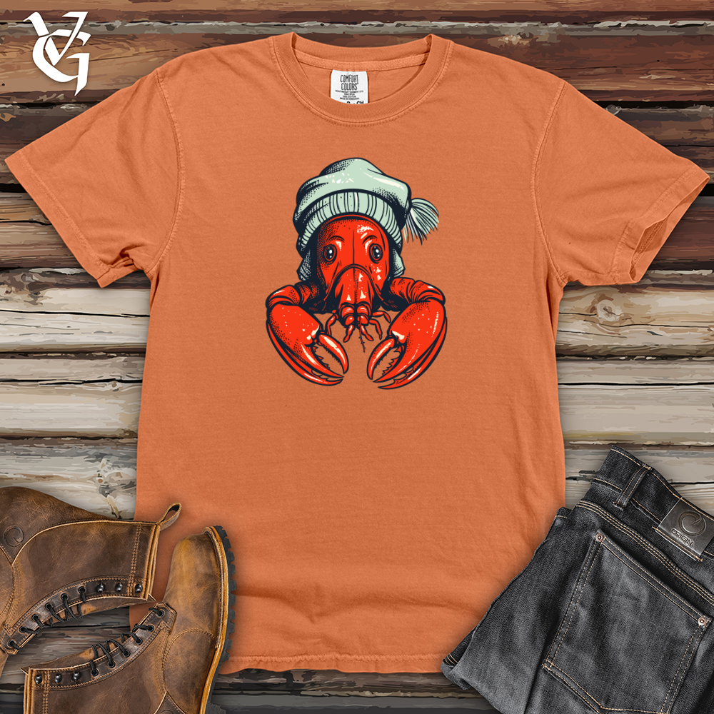 Viking Goods Lobster Deep Sea Beanie Heavy Cotton Comfort Colors Tee Burnt Orange / L