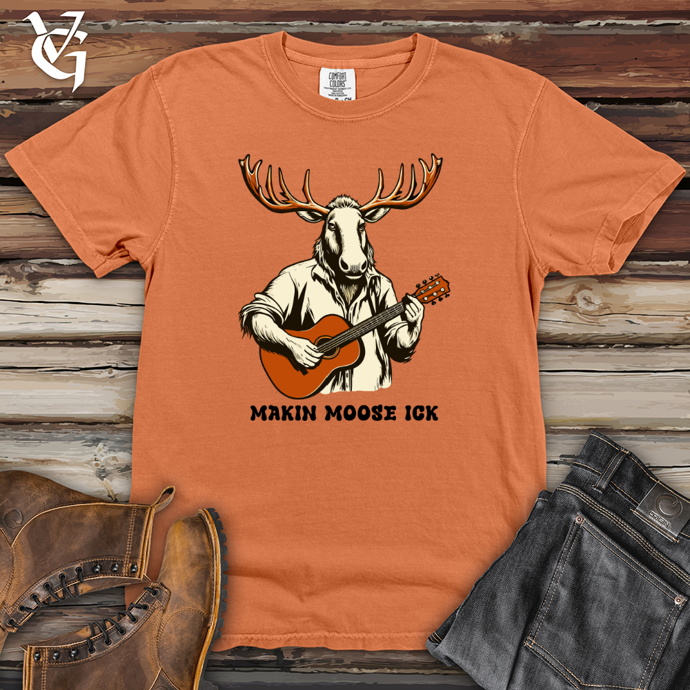 Viking Goods Moose Ick Heavy Cotton Comfort Colors Tee Burnt Orange / L