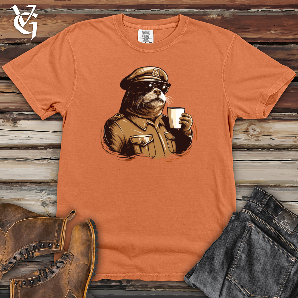 Viking Goods Otter Sergeant Break Heavy Cotton Comfort Colors Tee Burnt Orange / L