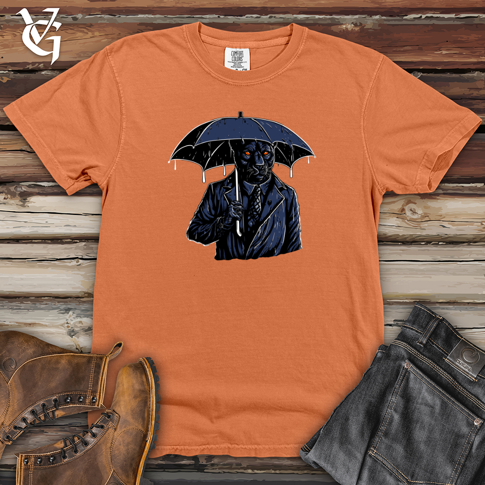 Viking Goods Panther Jungle Drizzle Umbrella Odyssey Heavy Cotton Comfort Colors Tee Burnt Orange / L