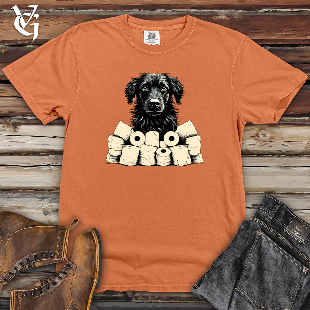 Viking Goods Paper Roll Patrol Black Shepherd Heavy Cotton Comfort Colors Tee Burnt Orange / L