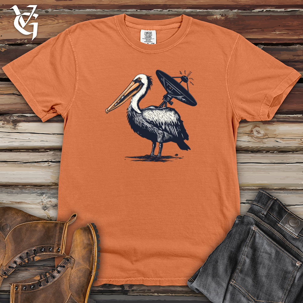 Viking Goods Pelican Satellite Broadcast Heavy Cotton Comfort Colors Tee Burnt Orange / L