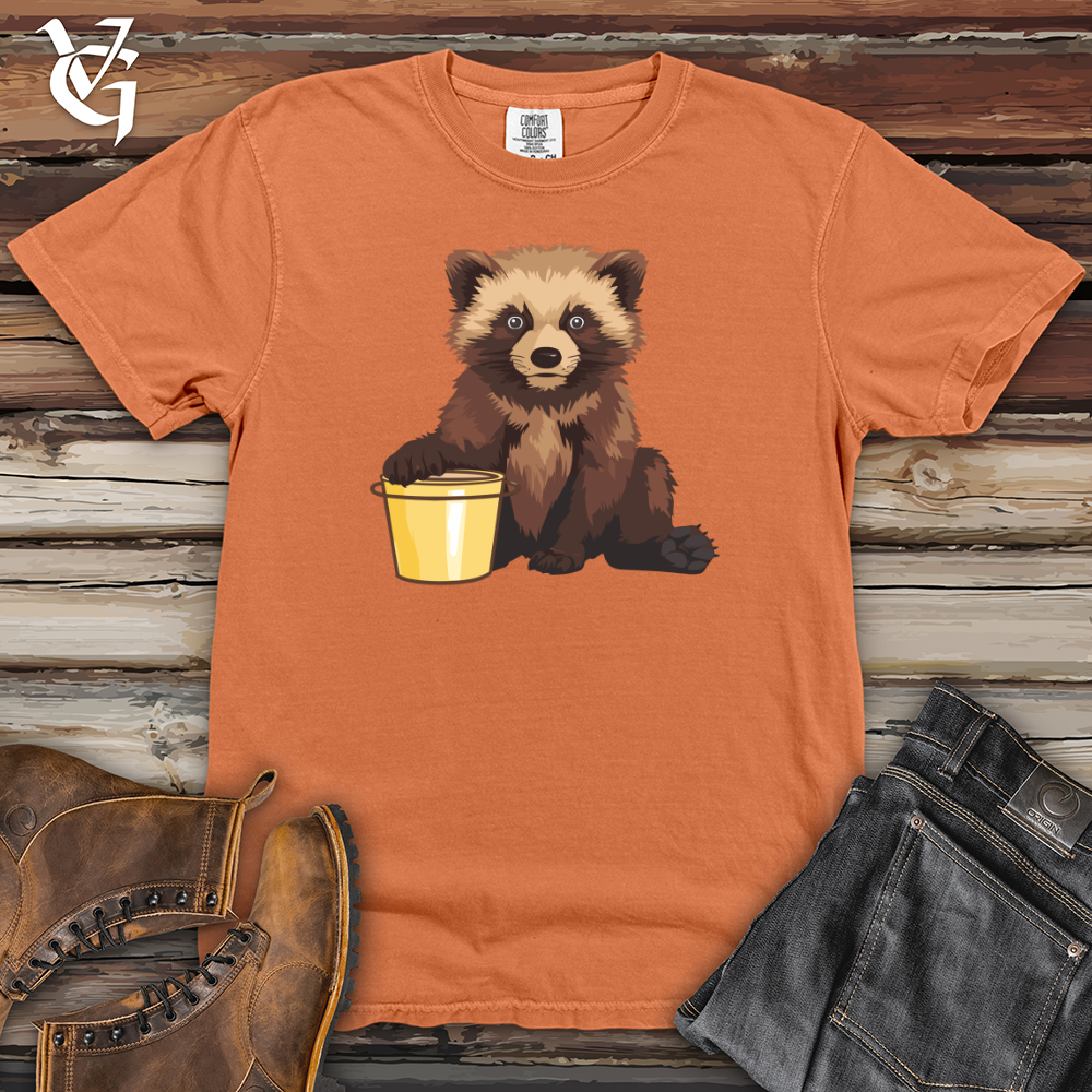 Viking Goods Raccoon Bucket Pal Heavy Cotton Comfort Colors Tee Burnt Orange / L
