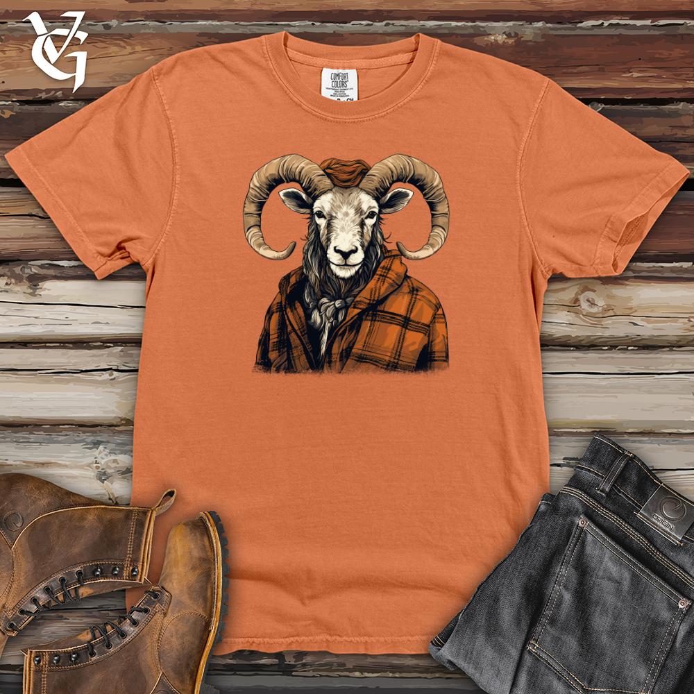 Viking Goods Ram Rustic Attire Heavy Cotton Comfort Colors Tee Burnt Orange / L