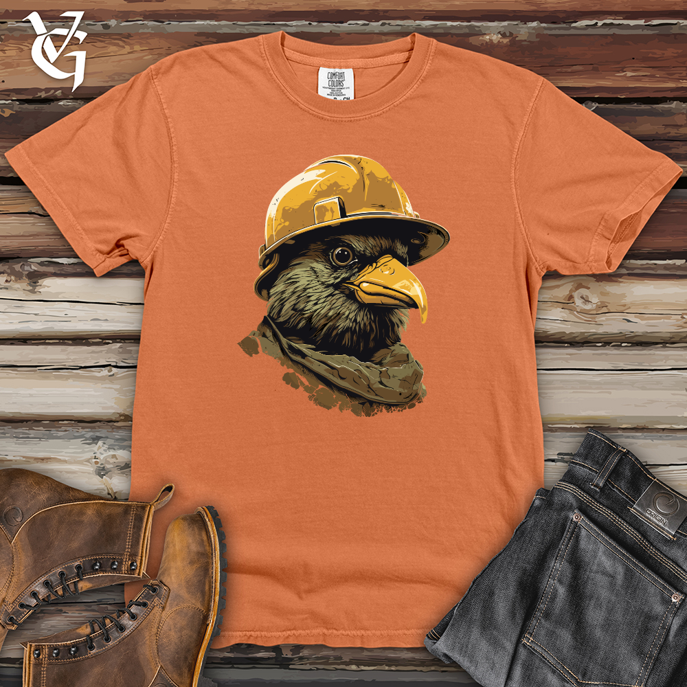 Viking Goods Raven Construction Crew Heavy Cotton Comfort Colors Tee Burnt Orange / L