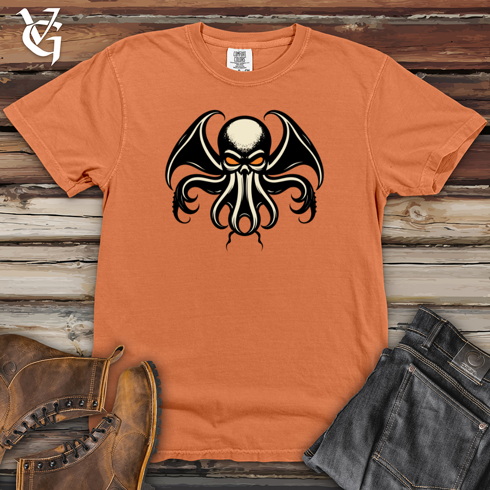 Viking Goods Retro Batctopus Heavy Cotton Comfort Colors Tee Burnt Orange / L