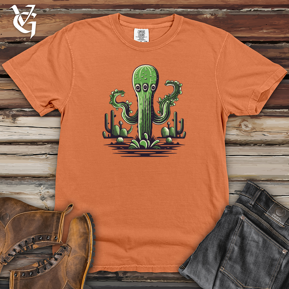 Viking Goods Retro Cactus Embrace Heavy Cotton Comfort Colors Tee Burnt Orange / L