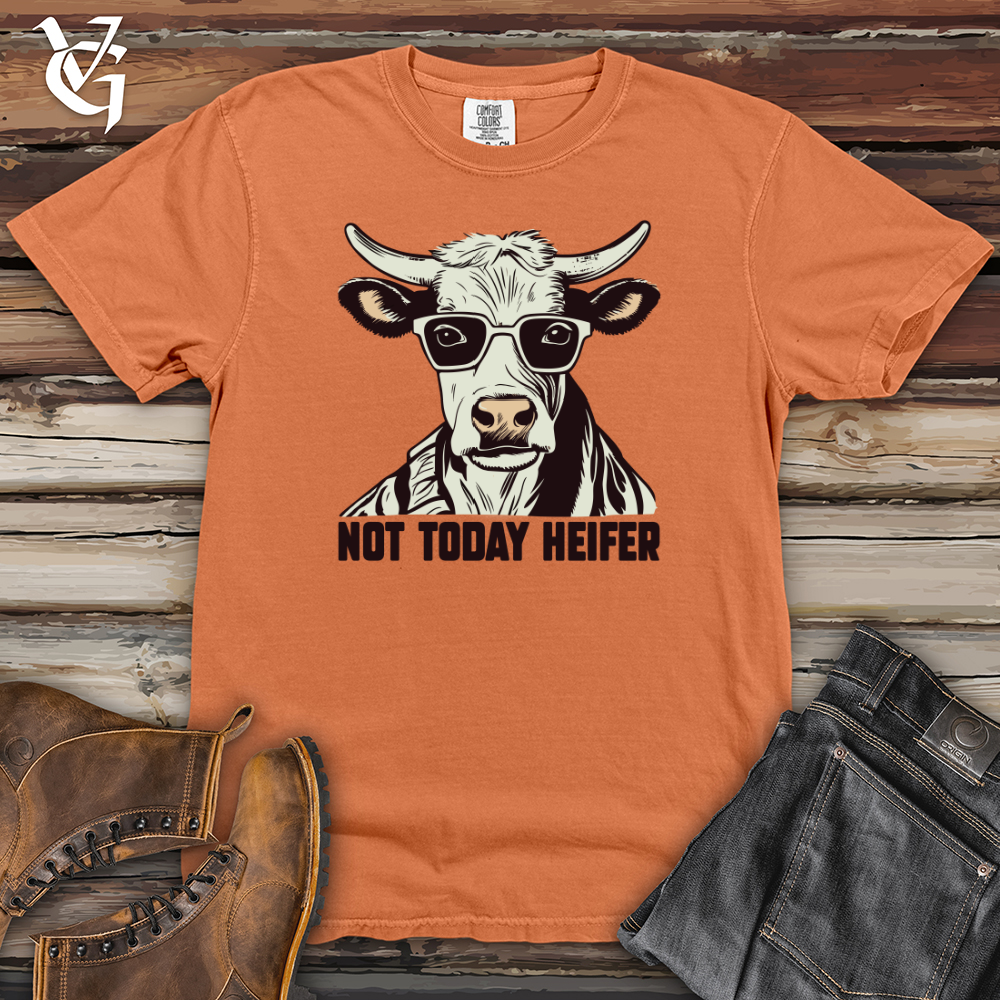 Viking Goods Retro Maverick Moo Heavy Cotton Comfort Colors Tee Burnt Orange / L