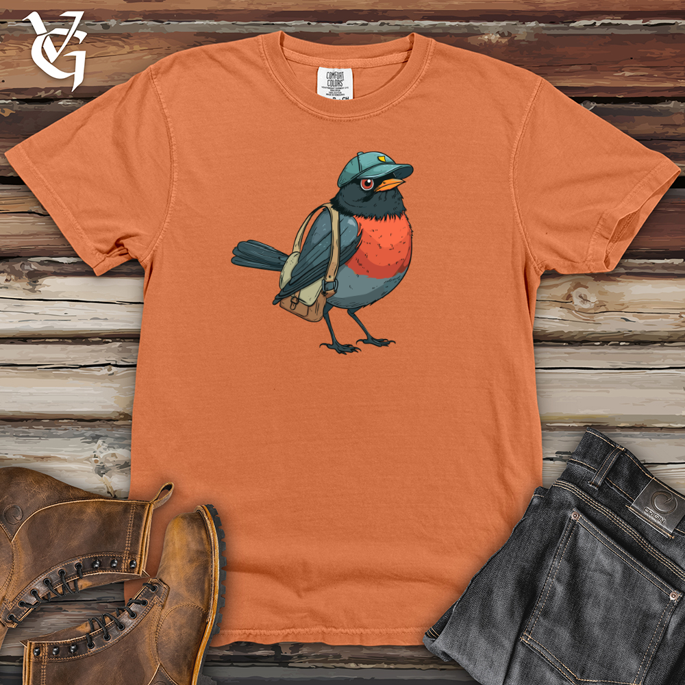 Viking Goods Robin Casual Commuter Heavy Cotton Comfort Colors Tee Burnt Orange / L