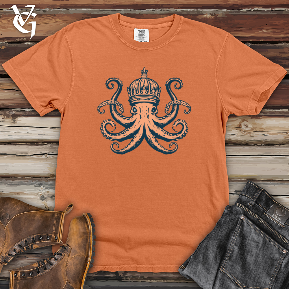 Viking Goods Royal Octopus Heavy Cotton Comfort Colors Tee Burnt Orange / L