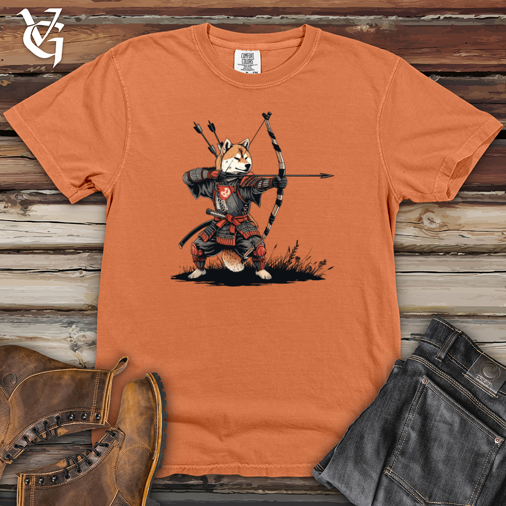 Viking Goods Shiba Inu Samurai Heavy Cotton Comfort Colors Tee Burnt Orange / L