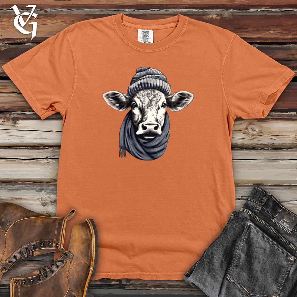 Viking Goods Slouchy Beanie Bovine Heavy Cotton Comfort Colors Tee Burnt Orange / L