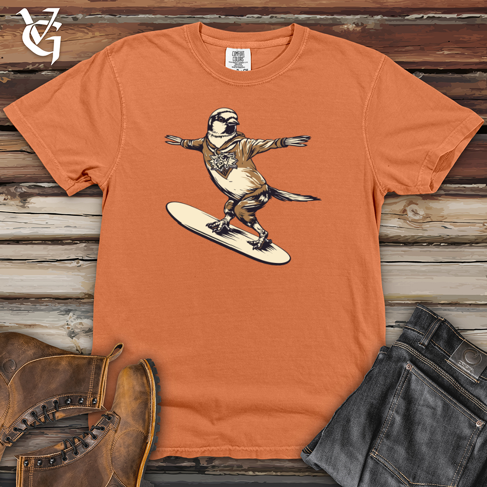 Viking Goods Sparrow Skateboard Groove Heavy Cotton Comfort Colors Tee Burnt Orange / L