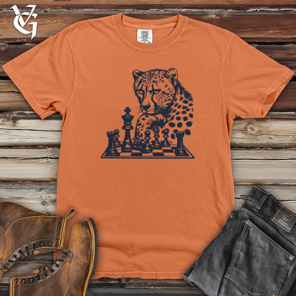 Viking Goods Strategic Leopard Gambit Heavy Cotton Comfort Colors Tee Burnt Orange / L