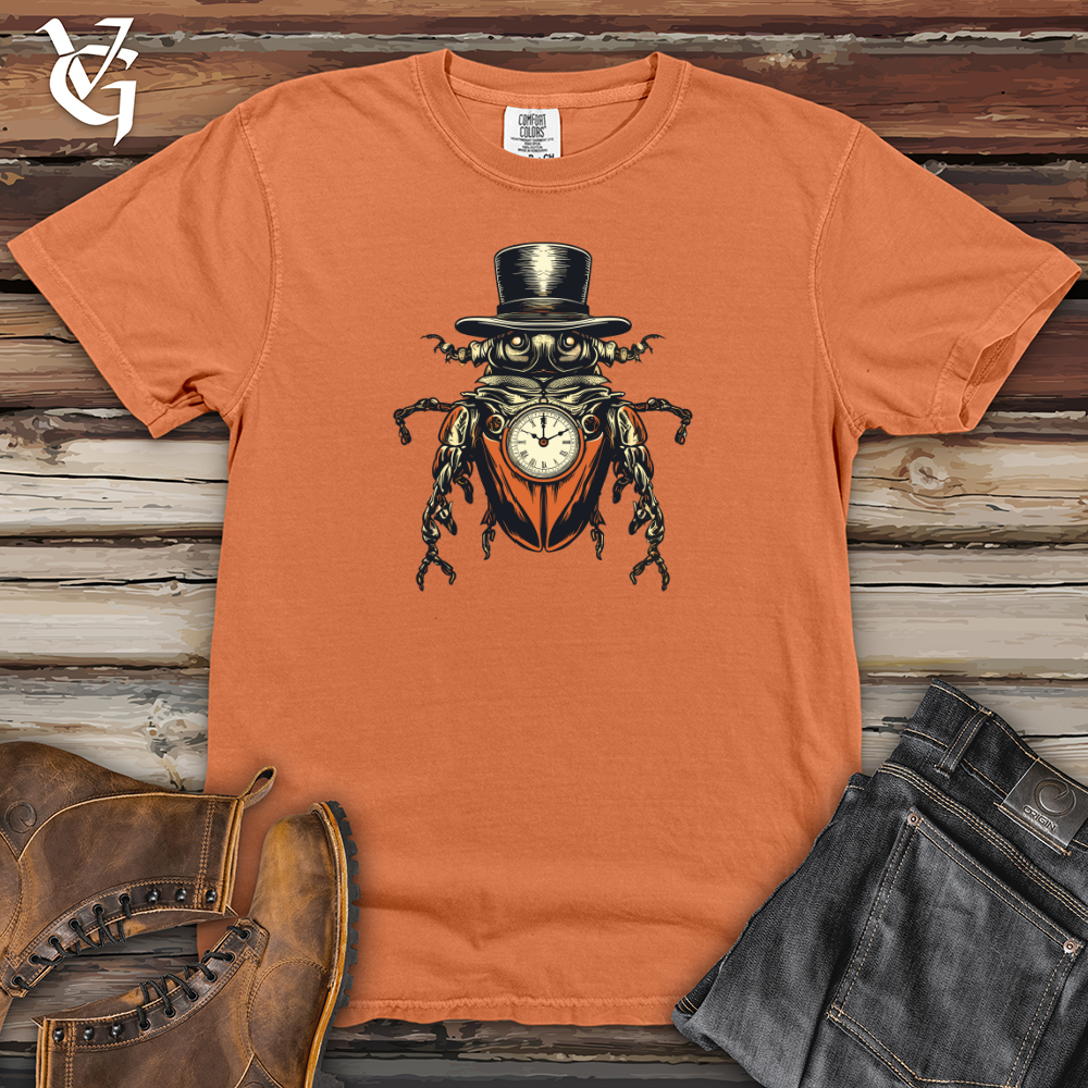 Viking Goods Timekeeper Beetle Heavy Cotton Comfort Colors Tee Burnt Orange / L
