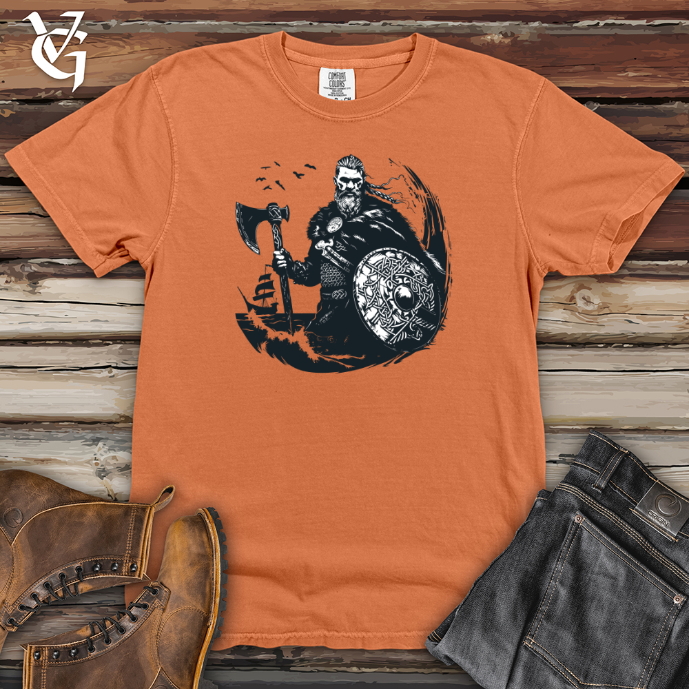 Viking Goods Viking Seafarer's Saga Heavy Cotton Comfort Colors Tee Burnt Orange / L