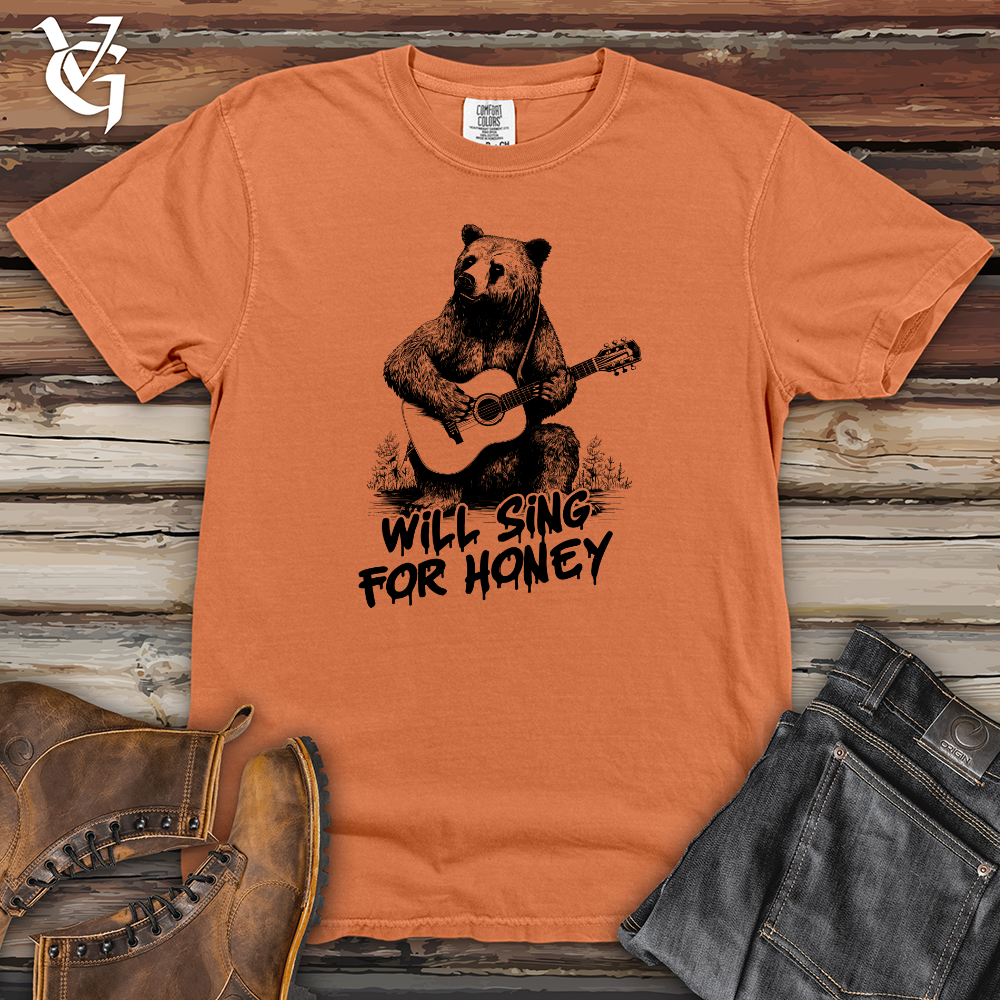 Viking Goods Will Sing For Honey Heavy Cotton Comfort Colors Tee Burnt Orange / L