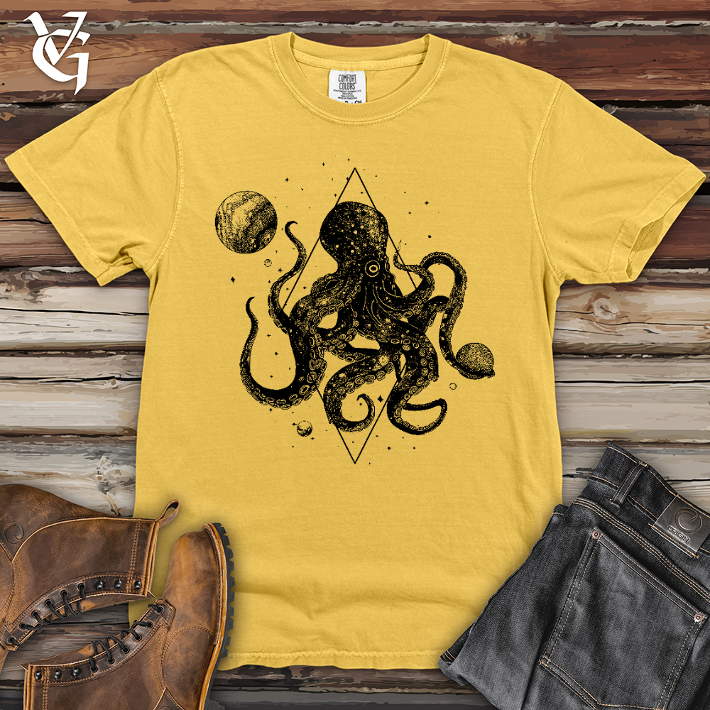 Viking Goods Cosmic Octopus Heavy Cotton Comfort Colors Tee Butter / L