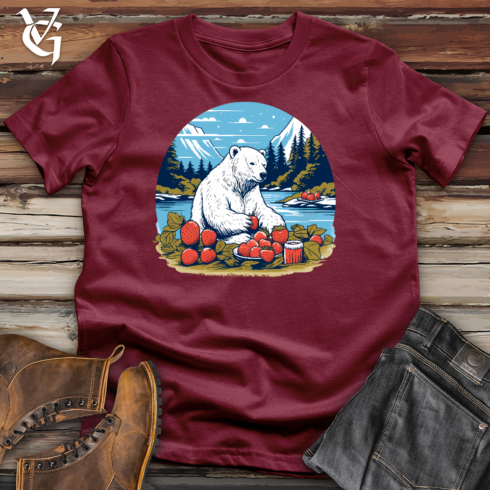 Viking Goods A Bear Enjoy the Nature Cotton Tee Cardinal / L