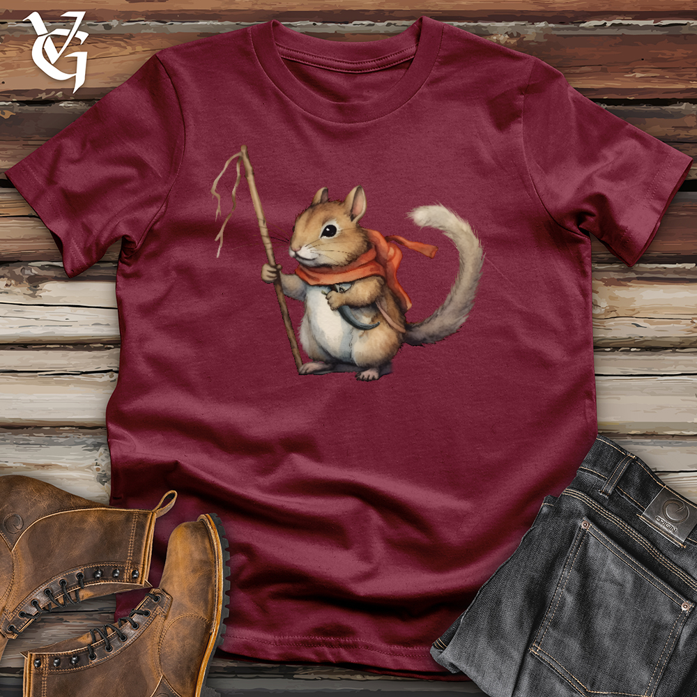 Viking Goods Accomplished Squirrel Cotton Tee Cardinal / L