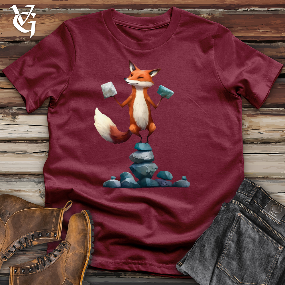 Viking Goods Balanced Fox Cotton Tee Cardinal / L