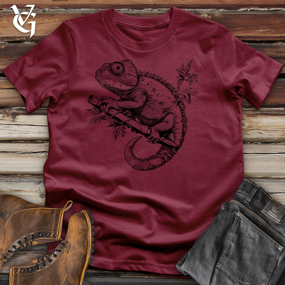 Viking Goods Chameleons Cotton Tee Cardinal / L