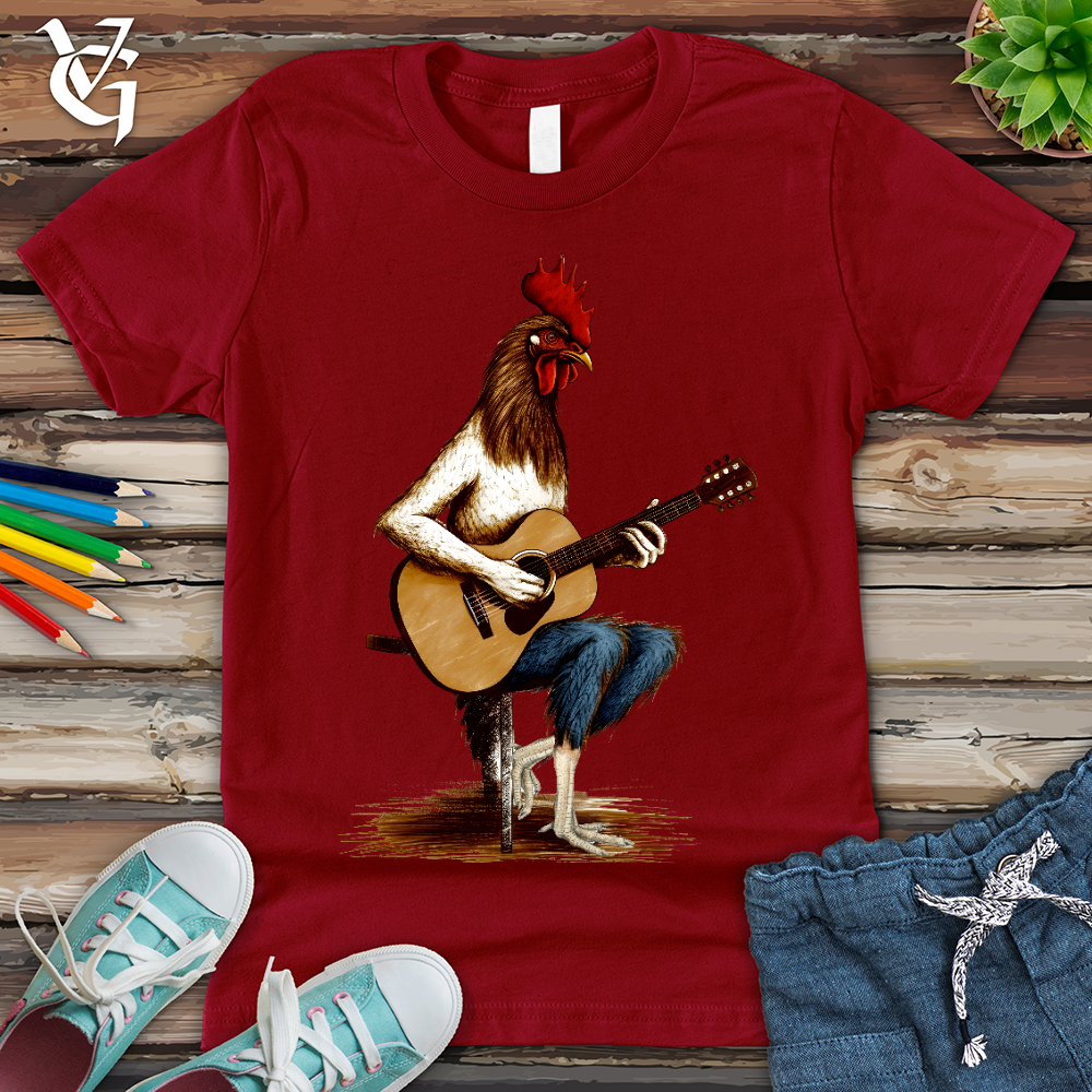 Viking Goods Chicken Guitarist Youth Tee Cardinal / L