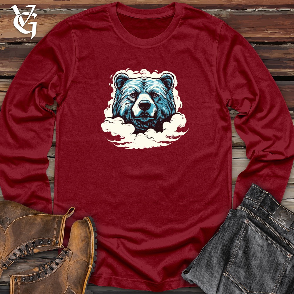 Viking Goods Clouded Grizzly Formation Long Sleeve Cardinal / L