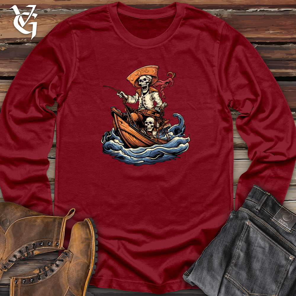 Viking Goods Cosmic Captain Goofball Long Sleeve Cardinal / L