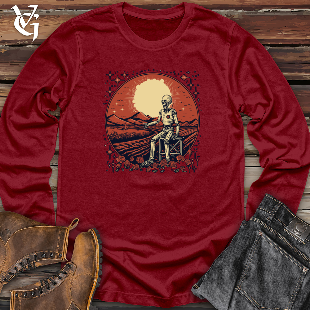 Viking Goods Cosmic Harvest Farmer Long Sleeve Cardinal / L