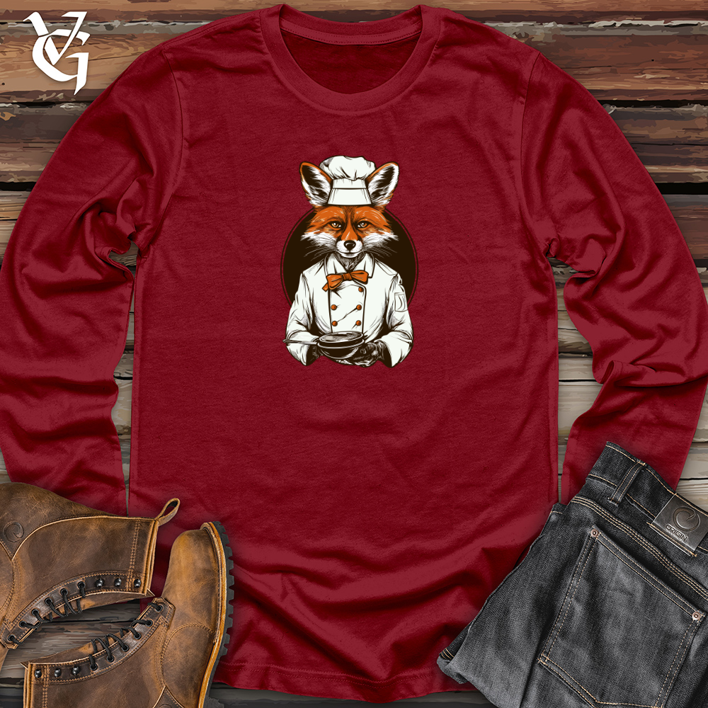 Viking Goods Culinary Fox Trot Long Sleeve Cardinal / L