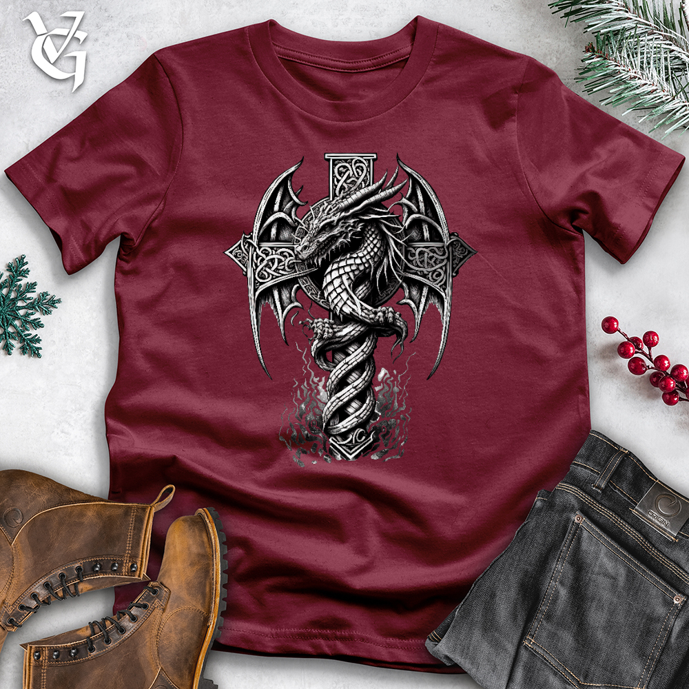 Viking Goods Dragon Of Old Cotton Tee Cardinal / L