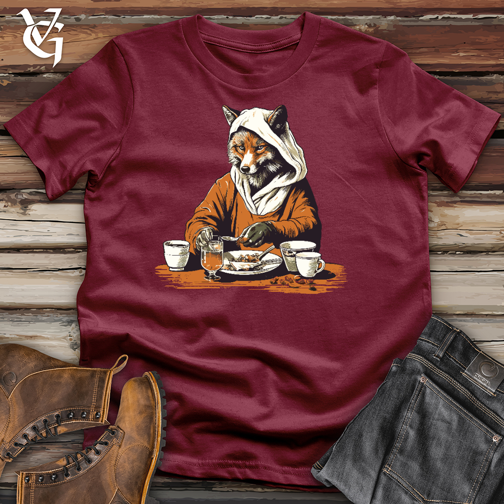 Viking Goods Drinking Fox Cotton Tee Cardinal / L