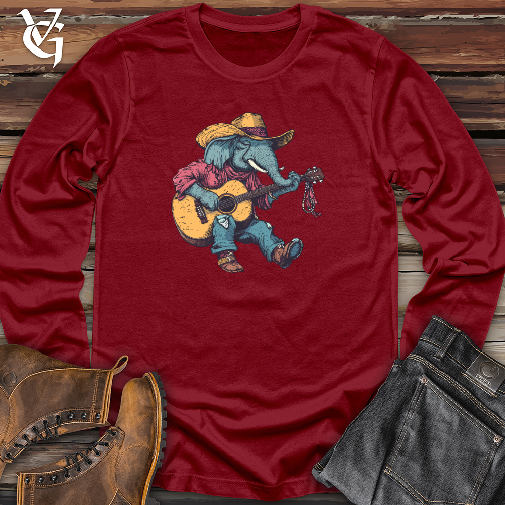 Viking Goods Elephant Country Strummer Long Sleeve Cardinal / L