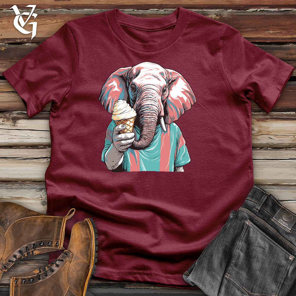 Viking Goods Elephant Sweet Delight Cotton Tee Cardinal / L