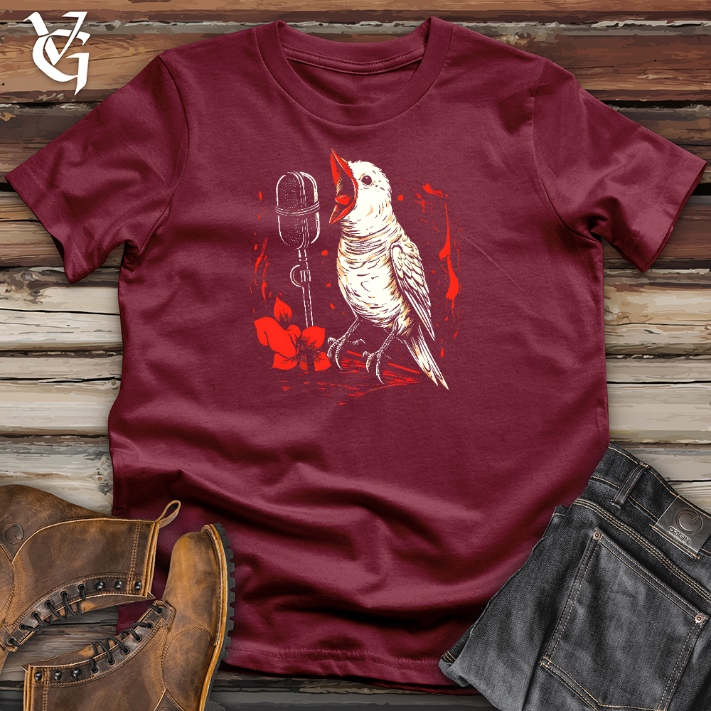Viking Goods Featuring a Bird Cotton Tee Cardinal / L