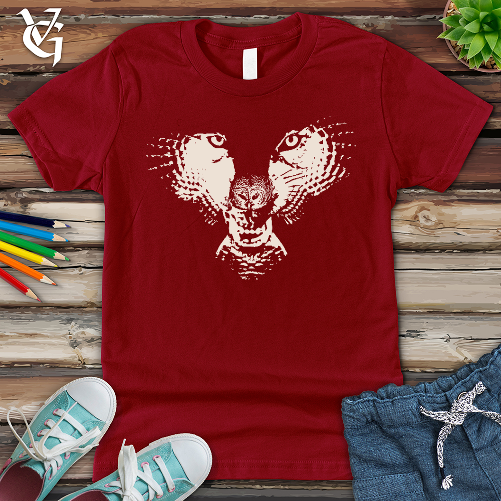 Viking Goods Flying Wolf Youth Tee Cardinal / L
