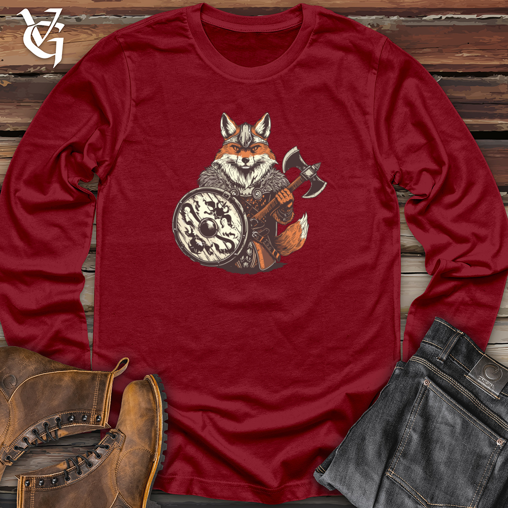 Viking Goods Fox Viking Courage Long Sleeve Cardinal / L