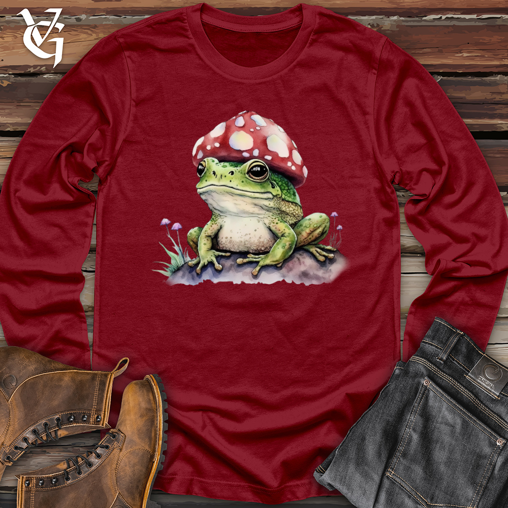 Viking Goods Frog Mushroom Head Long Sleeve Cardinal / L