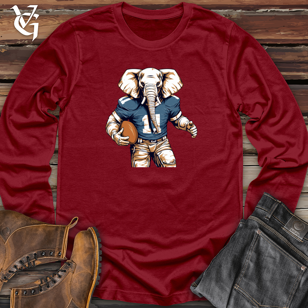 Viking Goods Gridiron Jumbo Long Sleeve Cardinal / L