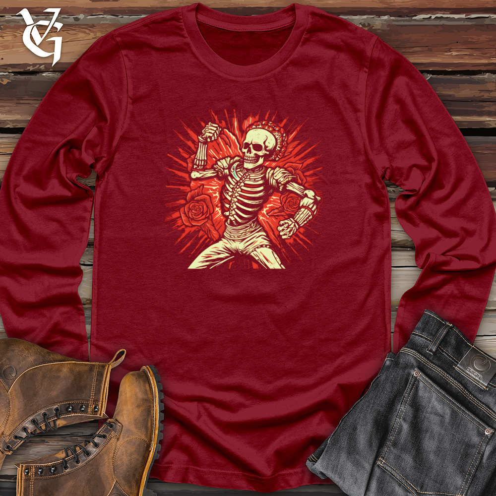 Viking Goods Gritty Gladiator Pineapple Long Sleeve Cardinal / L