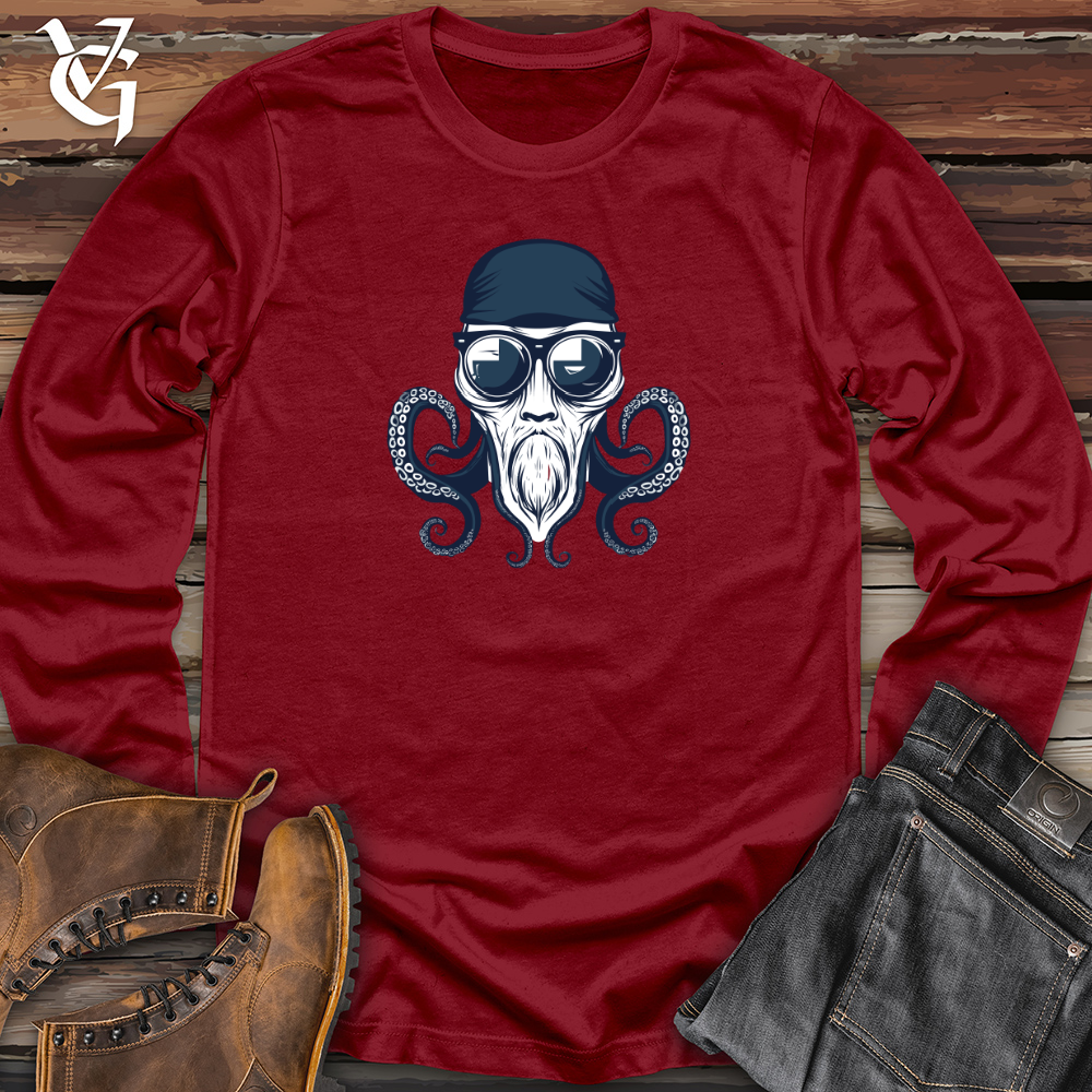 Viking Goods Healing Tentacles of Care Long Sleeve Cardinal / L