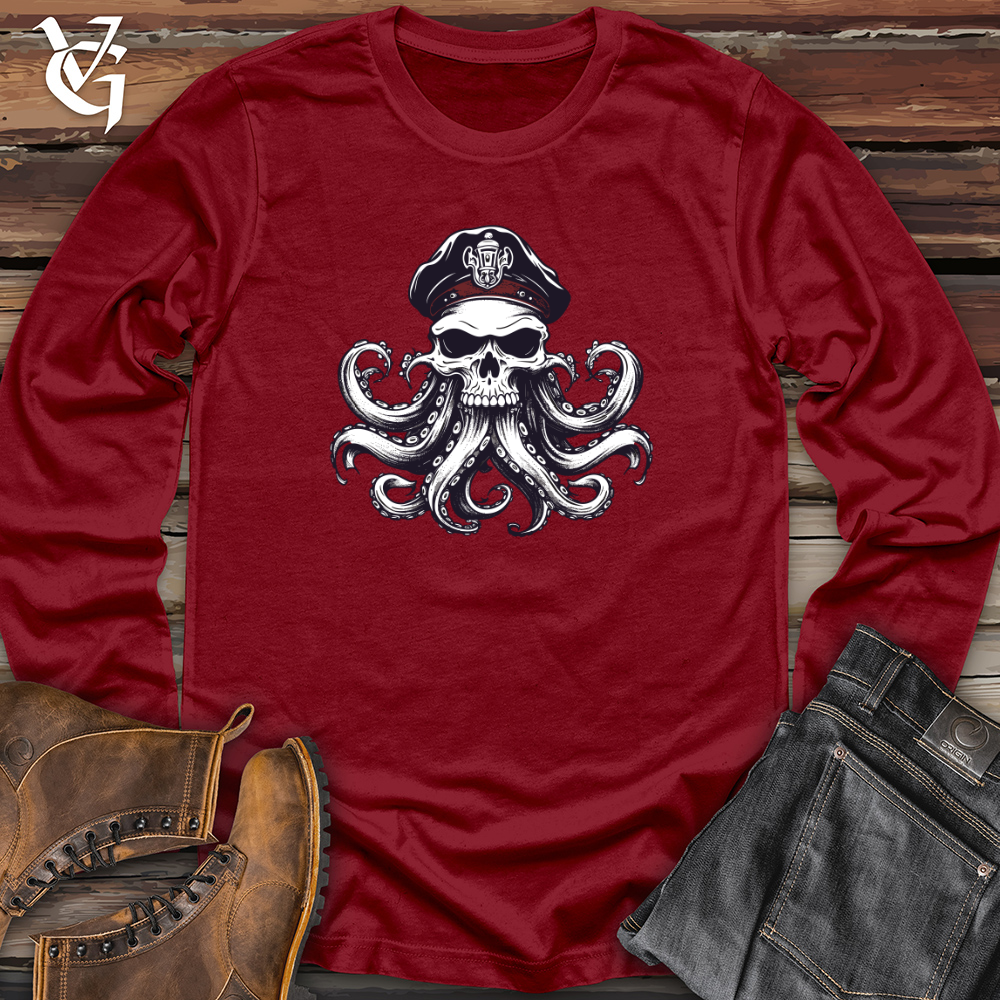 Viking Goods Inky Seafarer Long Sleeve Cardinal / L