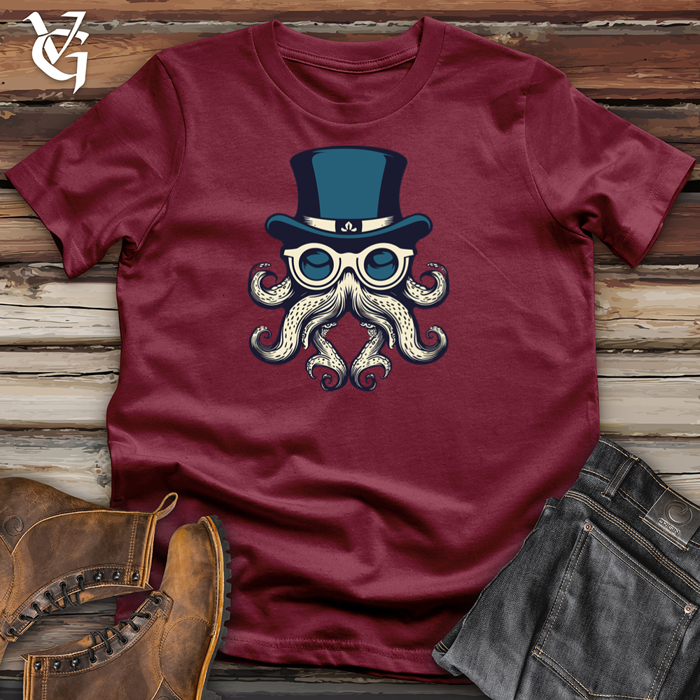 Viking Goods Inky Steampunk Opulence Cotton Tee Cardinal / L