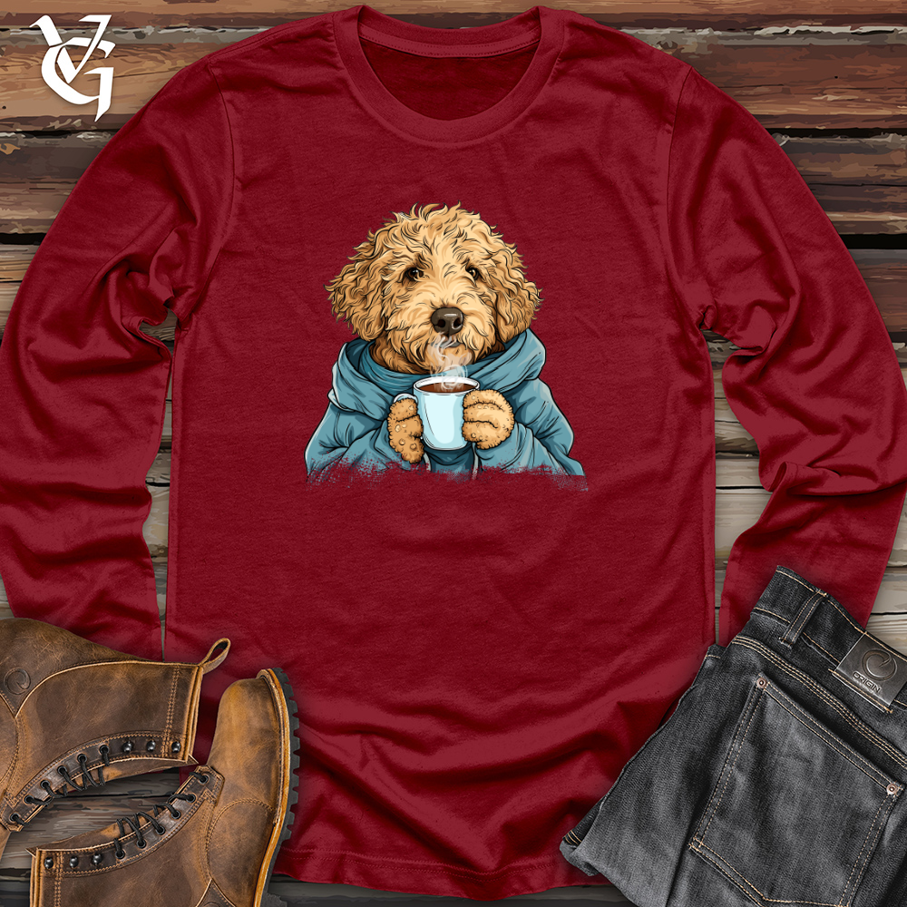 Viking Goods Labradoodle Cozy Beverage Long Sleeve Black / L