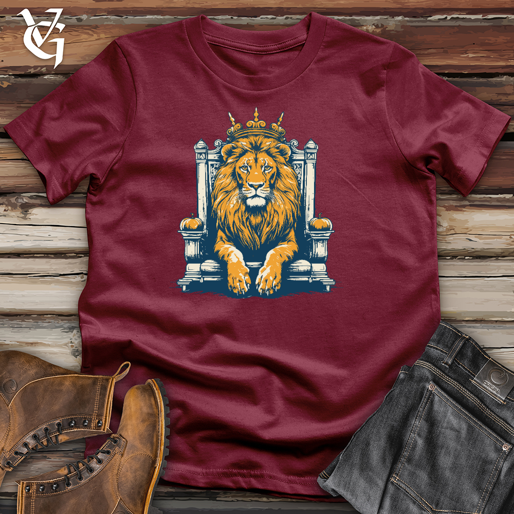 Viking Goods Lion With Crown Cotton Tee Cardinal / L