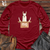 Viking Goods Llama Motivational Speech Long Sleeve Cardinal / L