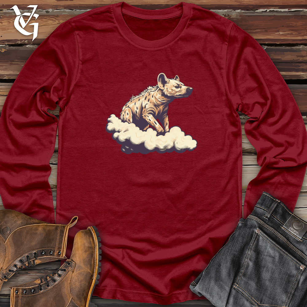 Viking Goods Misty Mirth Hyena Long Sleeve Cardinal / L