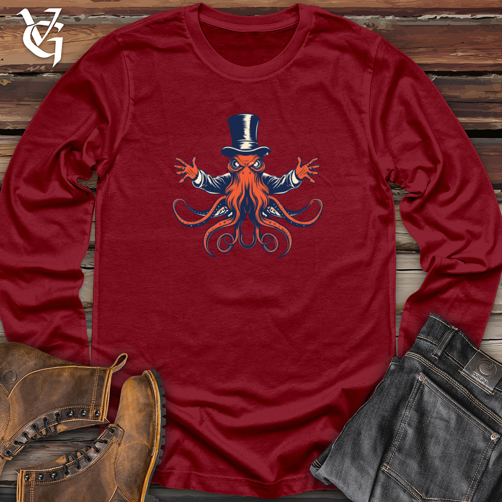 Viking Goods Mystical Cephalopod Long Sleeve Cardinal / L