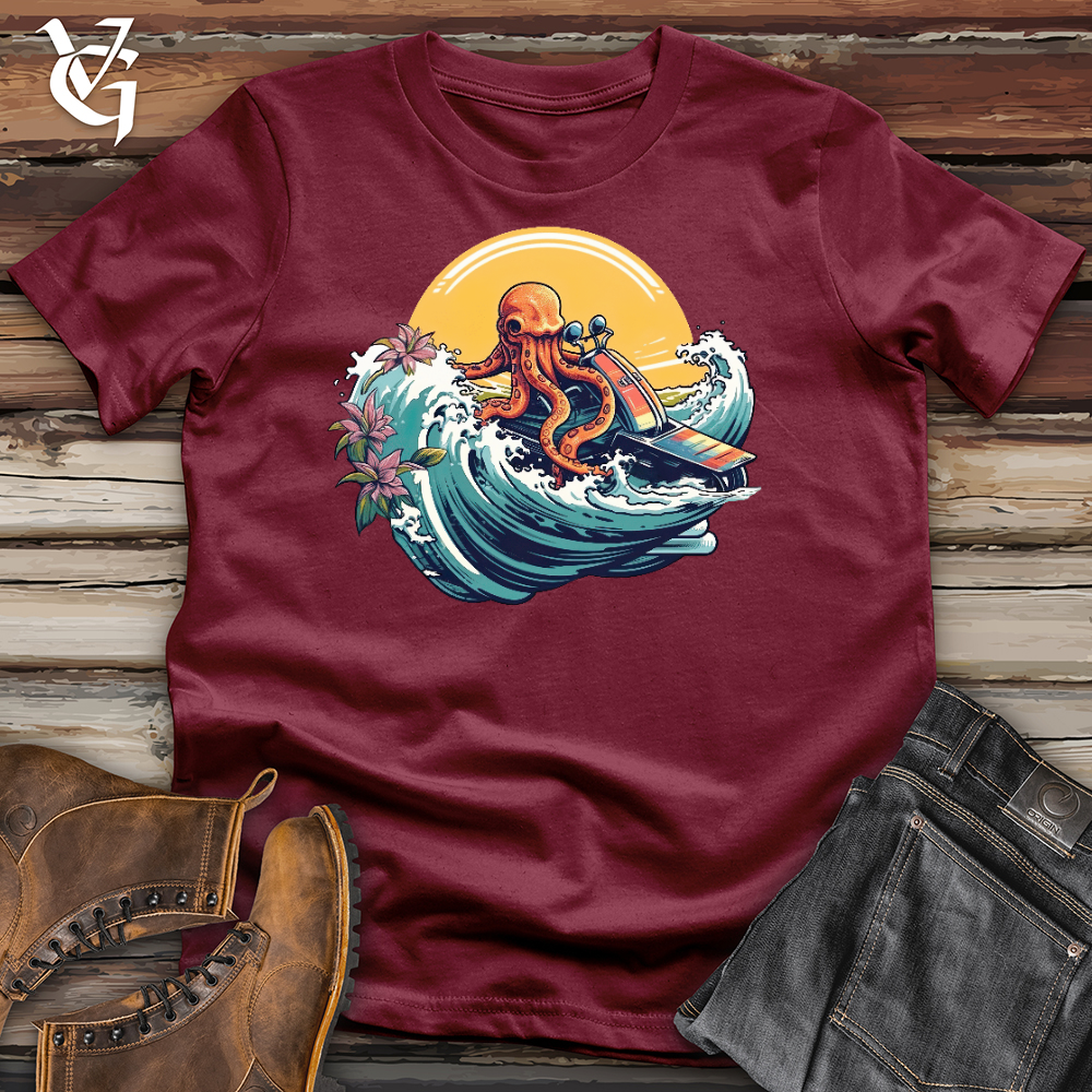 Viking Goods Octo Jet Ski Cotton Tee Cardinal / L